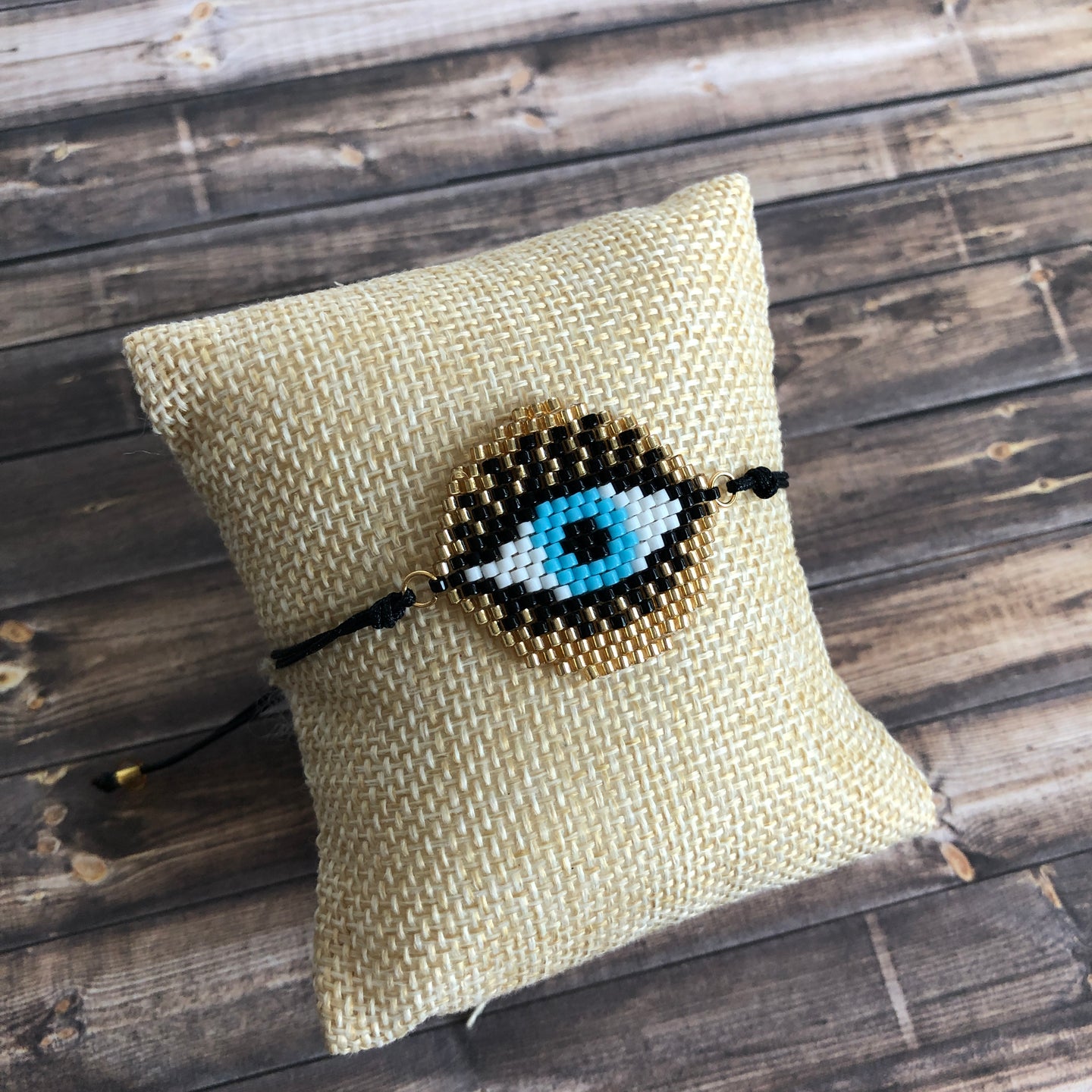 Round Evil Eye Beaded Bracelet - BARUCH Style