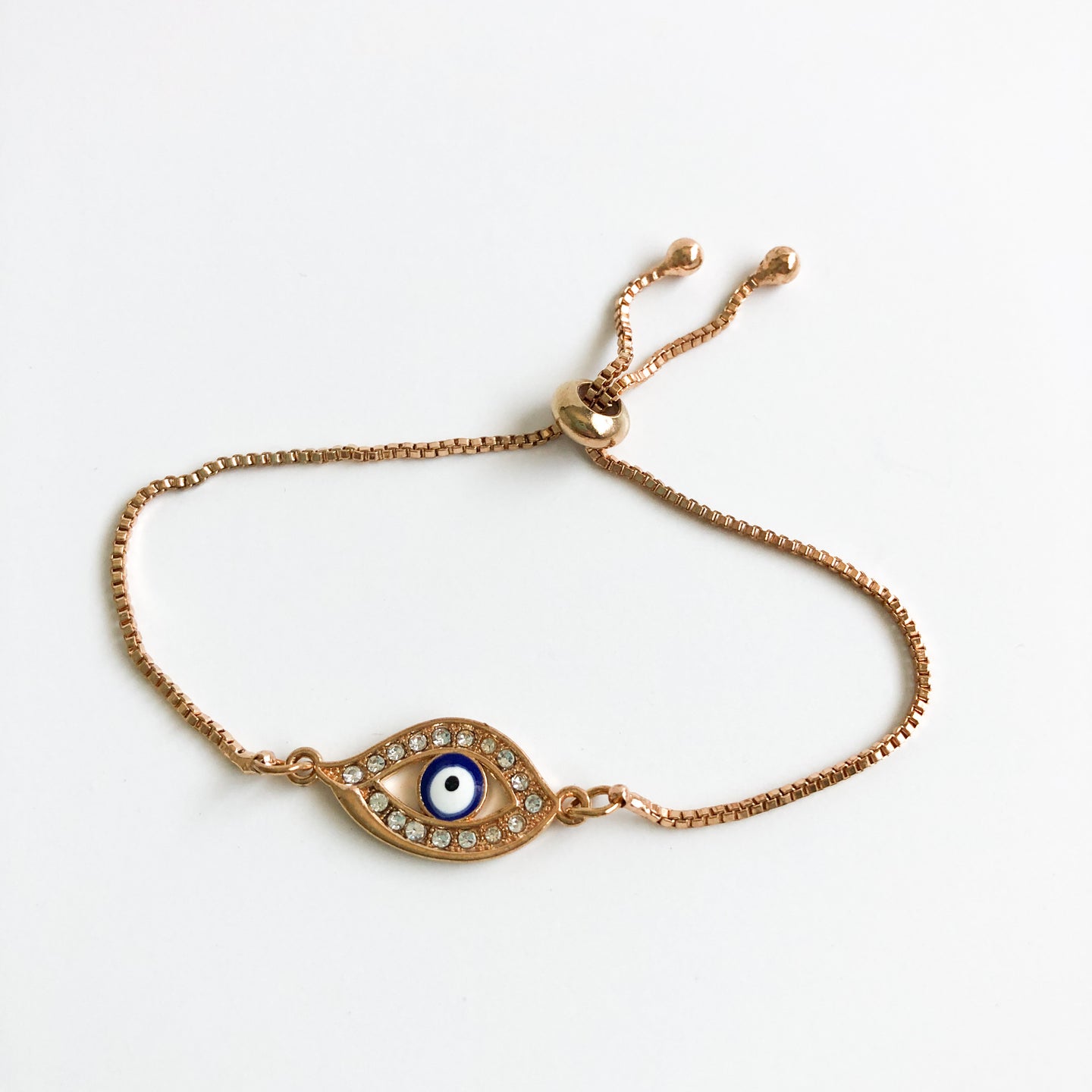 Oval Evil Eye Chain Bracelet - BARUCH Style