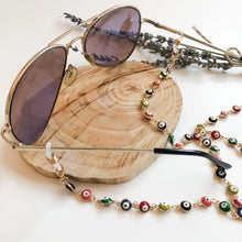 Sunglass Cord Chain / Face-Mask Holder (Evil Eye) - BARUCH Style