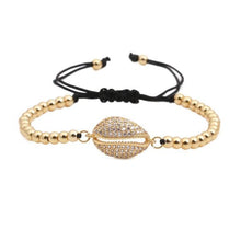 Gold Filled Beads Shell Bracelet - BARUCH Style